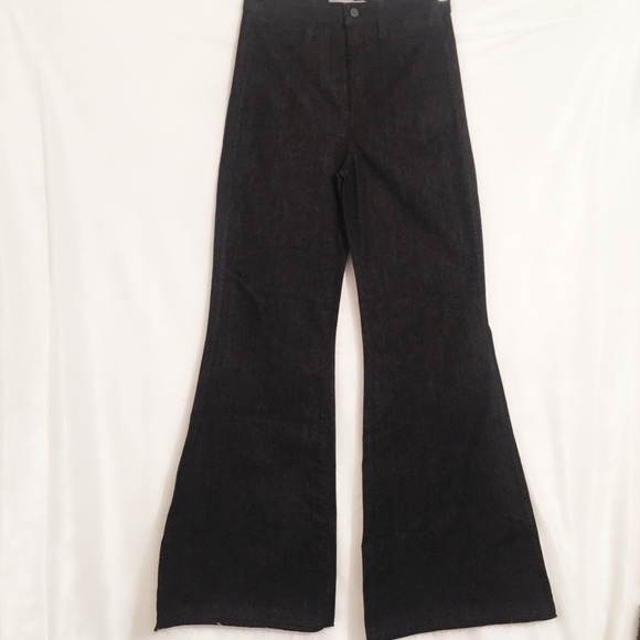 Nasty Gal The Who What Flare Bell Denim Jeans - Picture 3 of 8